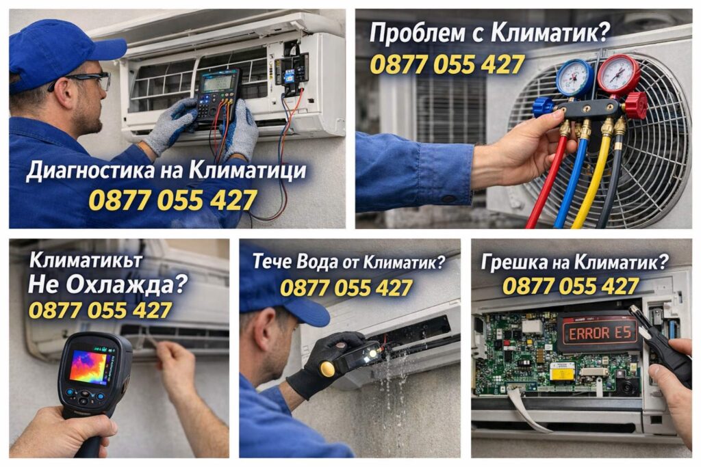 Диагностика на климатик в София