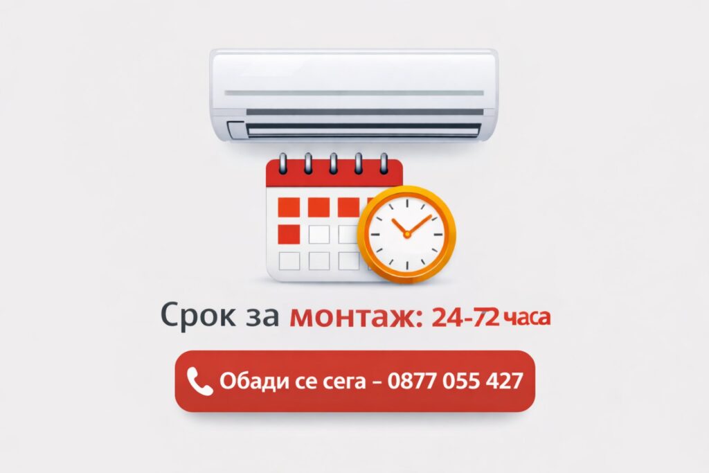 Професионален монтаж в удобно за вас време. Сроковете за нас са от значение.